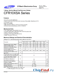 Datasheet CFR103 manufacturer Cystech